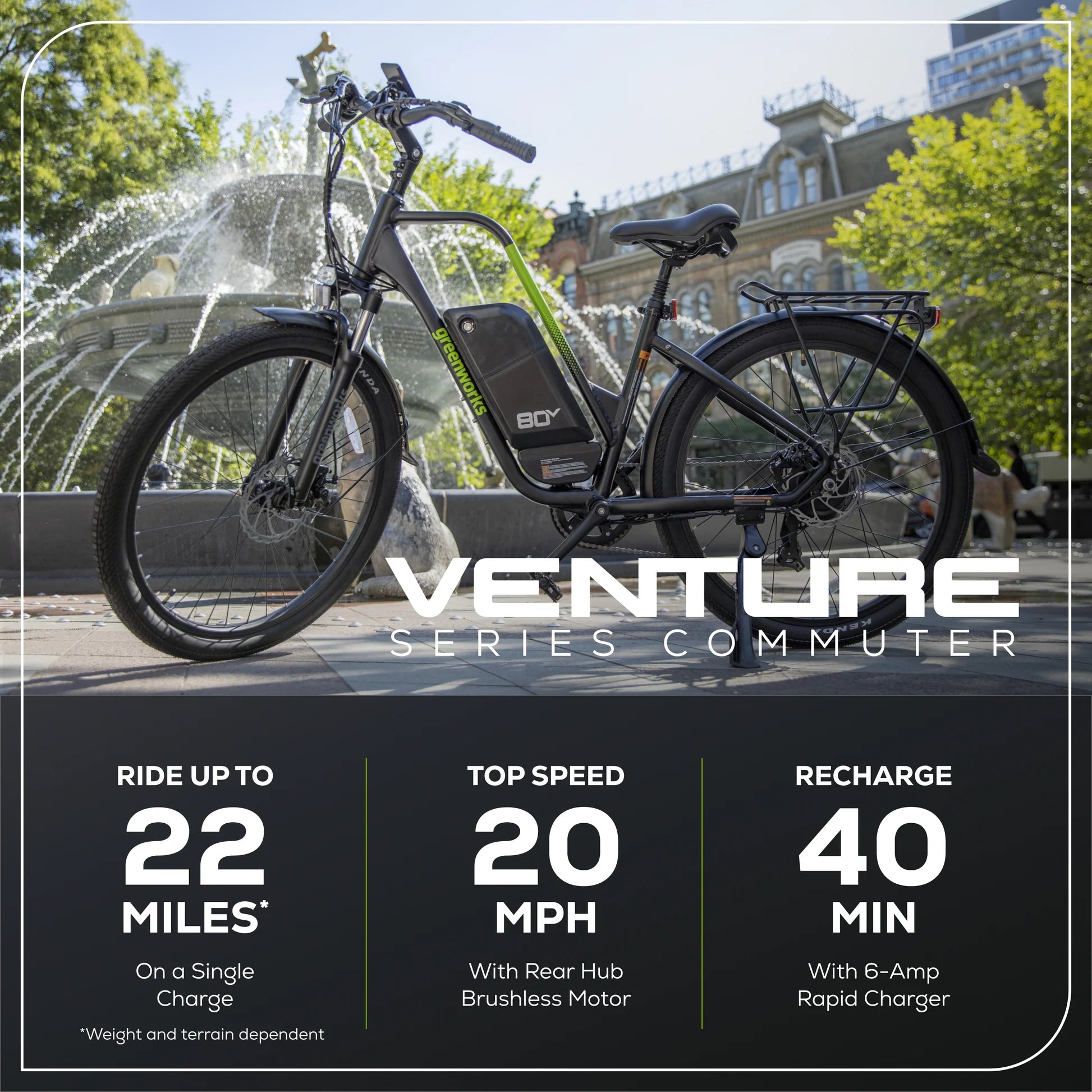 Greenworks Venture 80V E-Bike – Unleash Your Adventure Today!